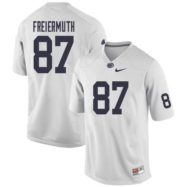 Men #87 Pat Freiermuth Penn State Nittany Lions College Football Jerseys Sale-White - Click Image to Close